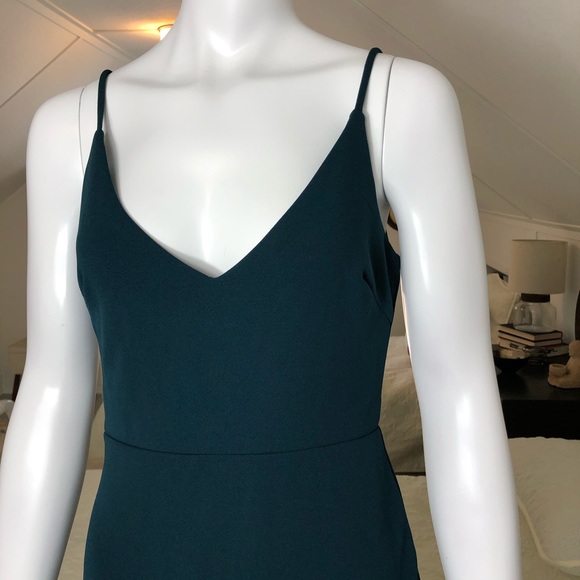 LULU’s Infinite Glory Forest Green Maxi Dr… - Picture 4 of 16